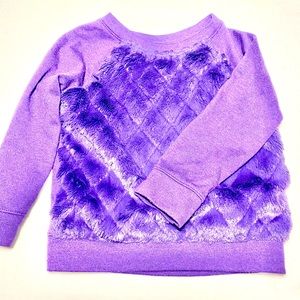 Cat & Jack Faux Fur Sweater